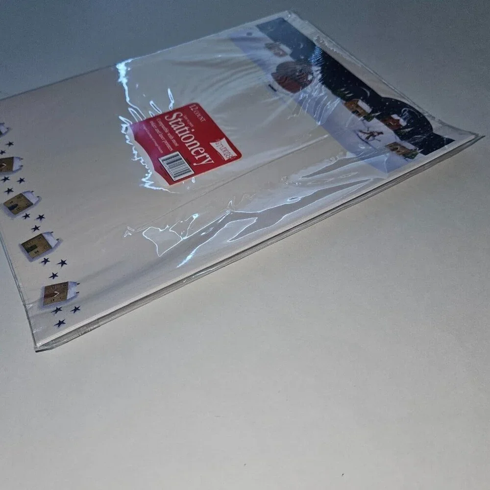 NEW 4 Packs 8.5x11 Letter Paper Stationary Studio G Santa Christmas 12 sheet/pk